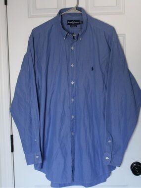 POLO RALPH LAUREN Mens Yarmouth Pinpoint Oxford Dress Shirt